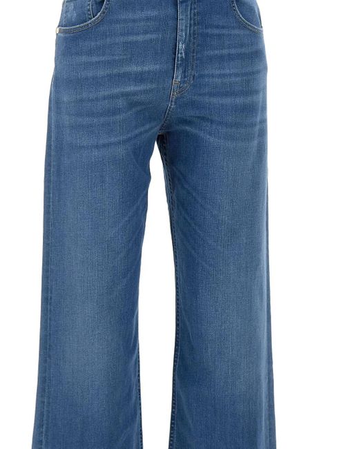 Kaos Blue Wide-Leg Jeans