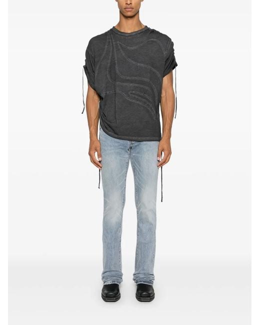 Purple Brand Blue P072 Super Stack Jeans for men