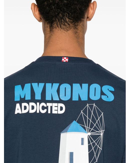 Mc2 Saint Barth Blue Mykonos Add 61 T-shirt for men