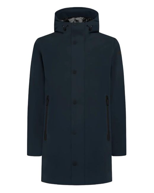Rrd Blue Button Hooded Jacket for men