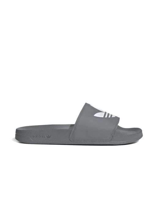 Adidas Adilette Lite Pantoletten in Gray für Herren