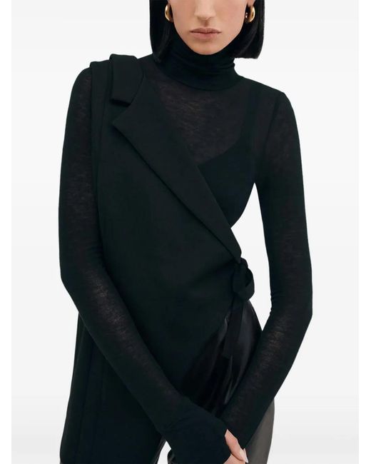 MARCELLA Black Grattan Half Blazer