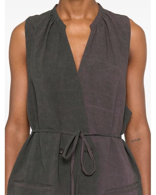 Chaleco Con Paneles Ziggy Chen de color Gray