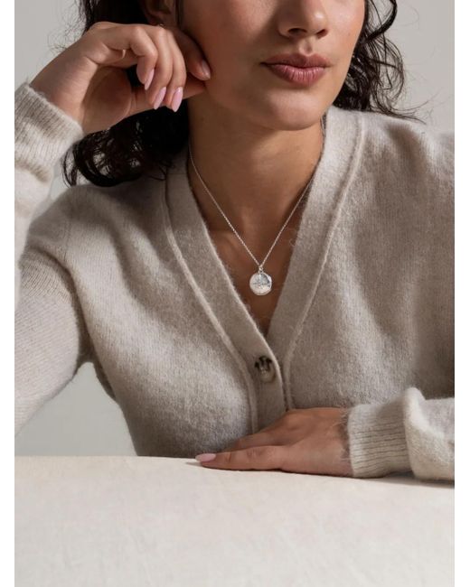 Dower & Hall White True North Necklace