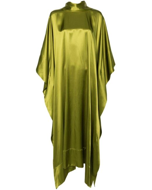 ‎Taller Marmo New Age Zijden Maxi-jurk in het Green