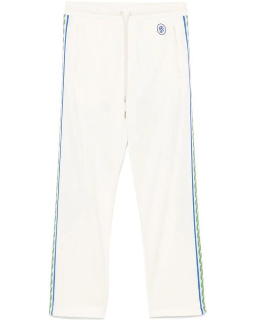 Pantaloni Sportivi Tresse di Drole de Monsieur in White da Uomo