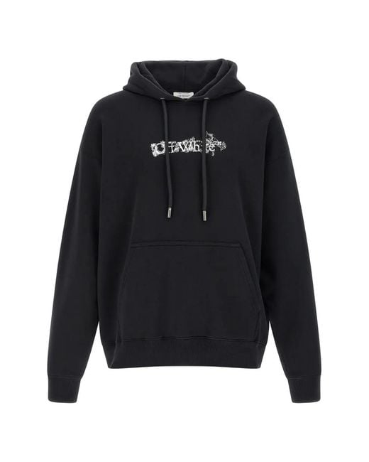 Off-White c/o Virgil Abloh Black Arrow Skate Hooded Sweatshirt for men