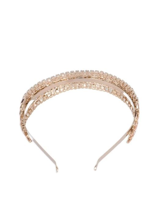 Rosantica Pink Crystal-Embellished Headband