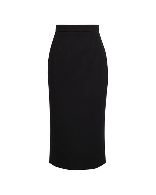 Roksanda Black Amel Midi Pencil Skirt