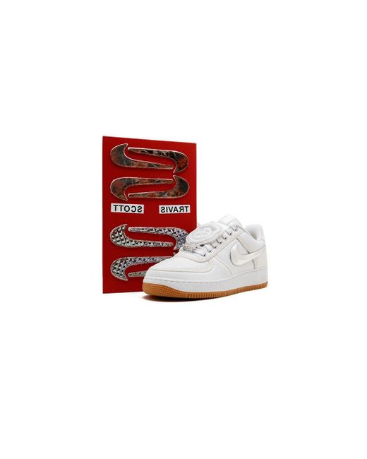 Nike Gummi X Travis 'Scott Air Force 1 ' Sneakers in Weiß für Herren - Lyst