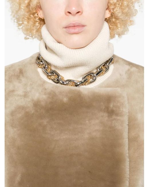 Totême Natural Shearling Coat
