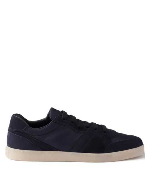 メンズ Prada スエードパネル スニーカー Blue