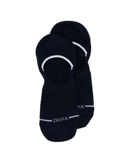 Zegna Blue Chaussettes Sporty Soul for men