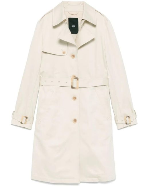 Gabardina con botones Add de color Natural