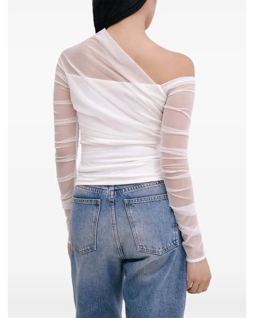 MARCELLA Gray Monroe Long-Sleeve Top