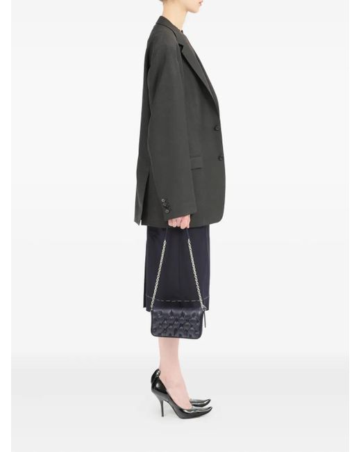 Maison Margiela Blue Glam Slam Quilted Chain Shoulder Bag