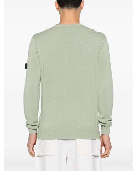 Peuterey Green Fine-Knit Sweater for men
