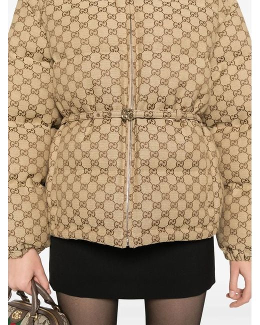 Gucci Natural Gg Canvas Jacket