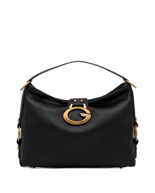 Guess Black Camden Buckle Tote Bag