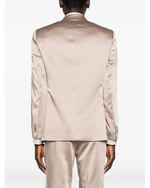 Karl Lagerfeld Natural Buttoned Blazer for men