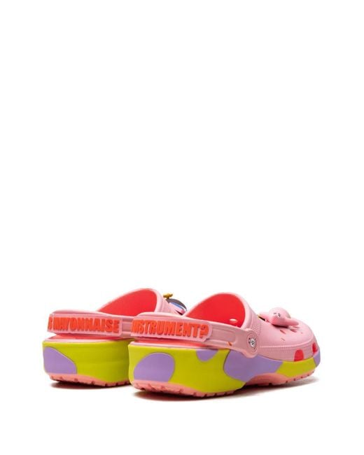 CROCSTM Pink X Spongebob Squarepants Classic Clogs