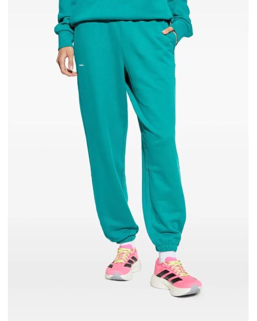 PANGAIA Blue Elasticated-Cuff Track Pants