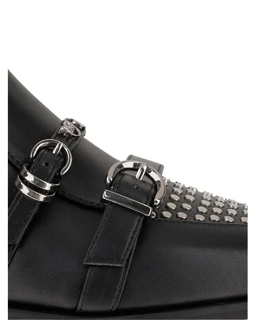 Pinko バックル ポインテッドトゥブーツ Black