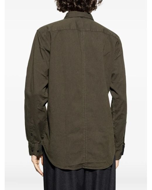 Rag & Bone Overhemd Met Knopen in het Green voor heren