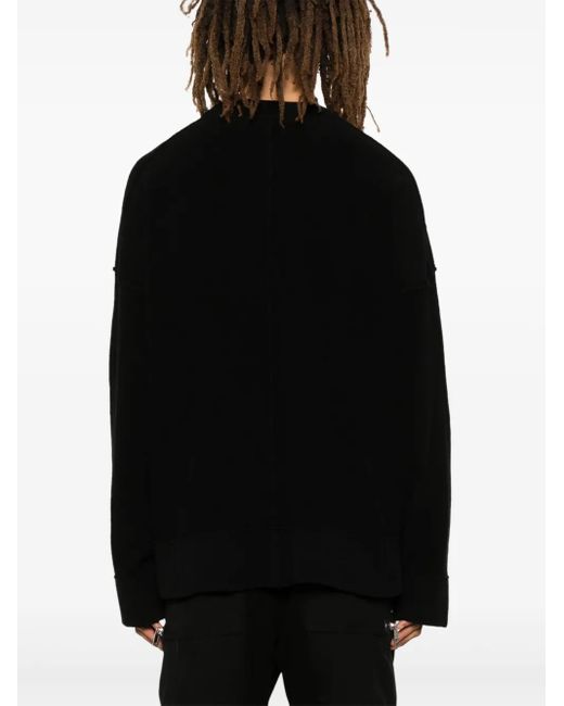 Isabel Benenato Black Cashmere Sweater for men
