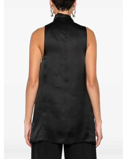 Khaite Black Meegan Top