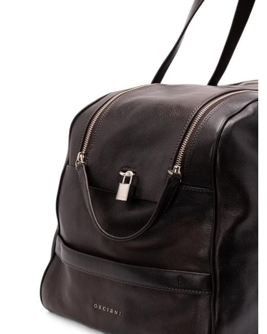 Borsone Lagoon di Orciani in Black da Uomo