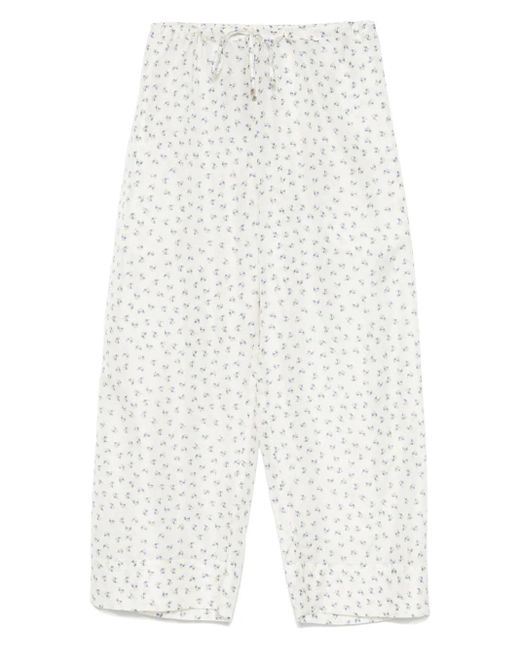 Péro Broek Met Wijde Pijpen in het White
