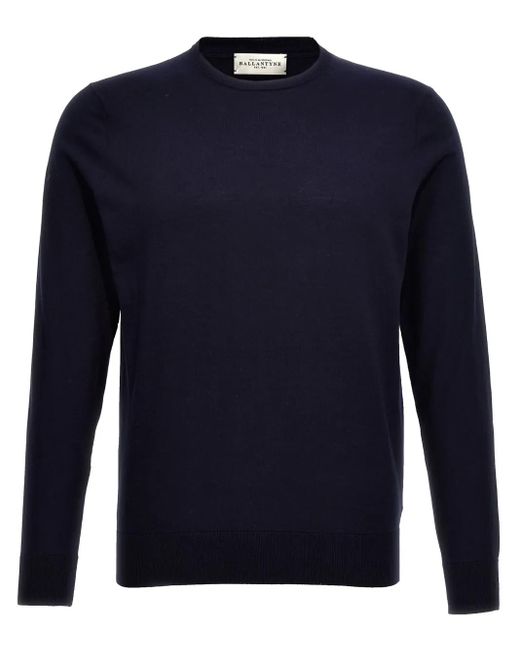 Ballantyne Blue Long-Sleeve Jumper for men