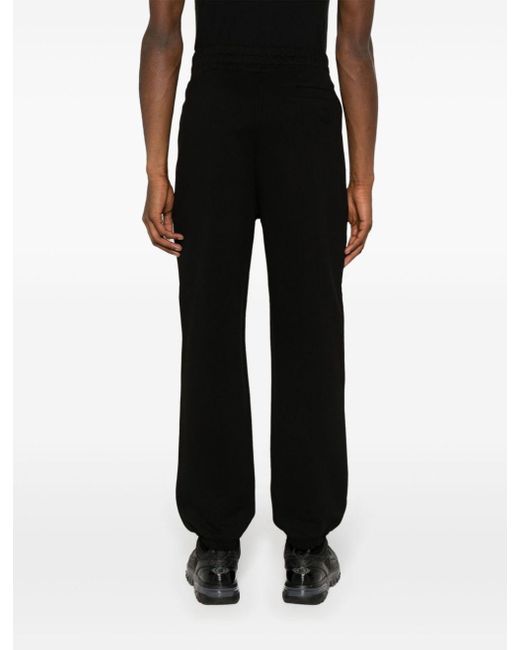 Pantalon de jogging à logo brodé Moncler pour homme en coloris White