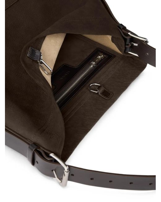 Lemaire White Small Belted Tote Bag