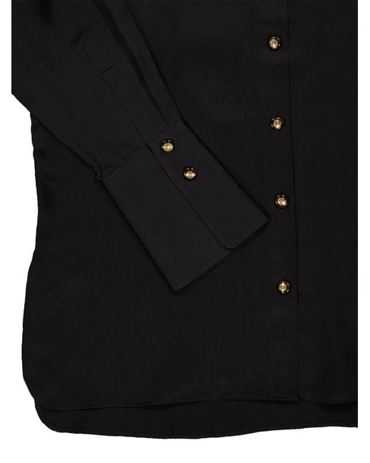 Zimmermann Black Valiant Silk Shirt