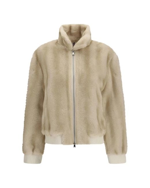 S.w.o.r.d 6.6.44 Natural Faux-Fur Cropped Jacket