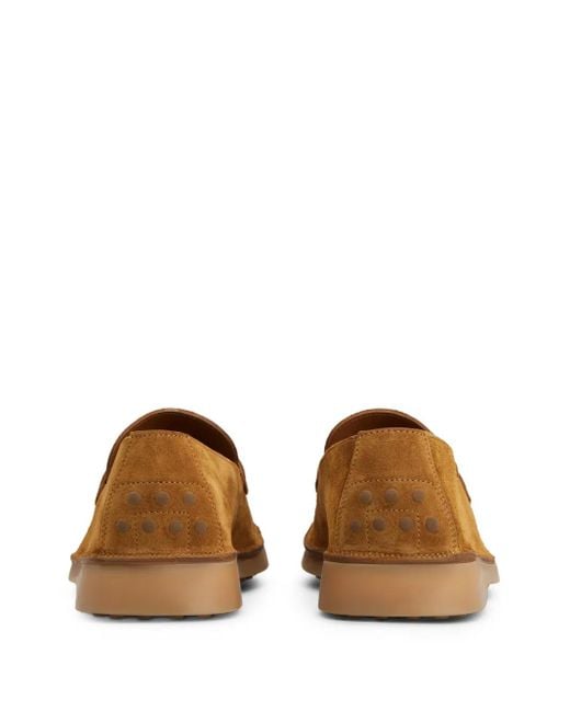 Tod's Brown Flat Shoes for men