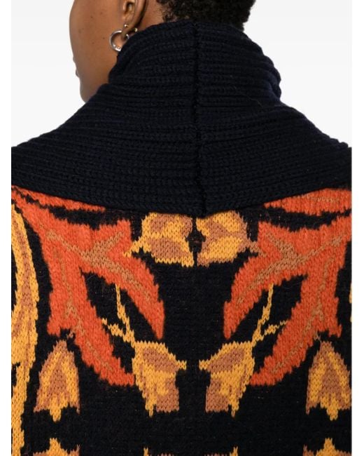Etro フローラル カーディガン Orange