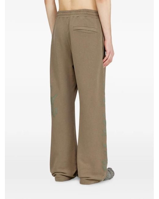 DIESEL Brown P-Gro Track Pants for men