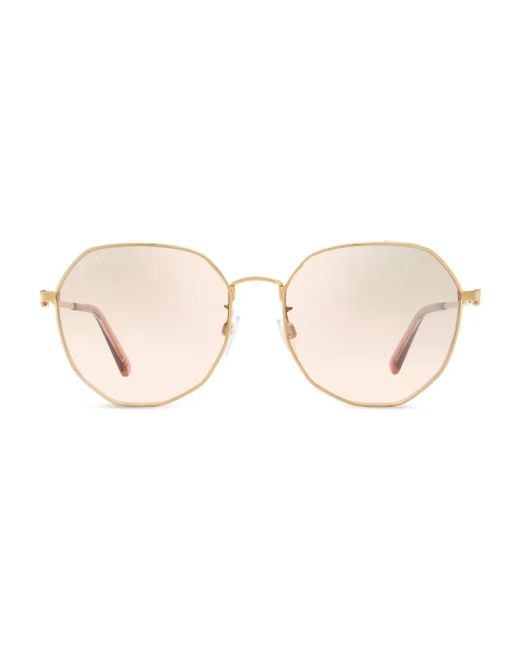 Bally Natural Geometric-Frame Sunglasses