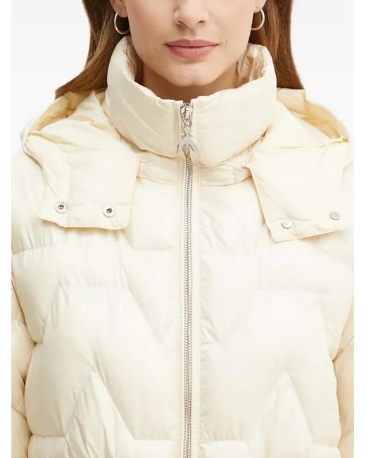 Patrizia Pepe Natural Puffer Hooded Jacket