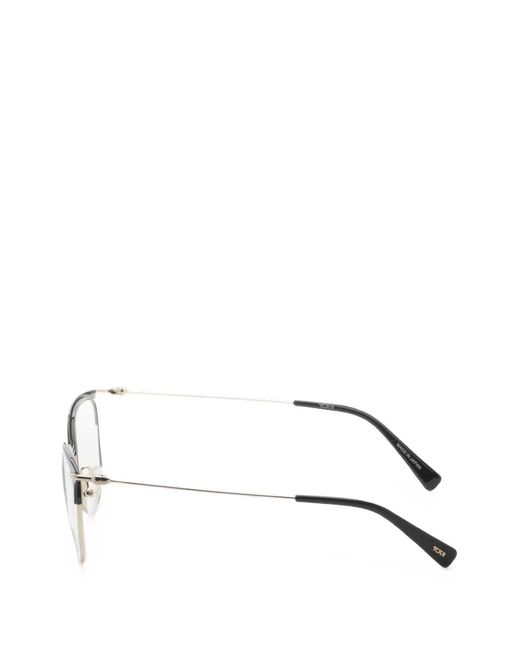 Tumi White Square-Frame Glasses