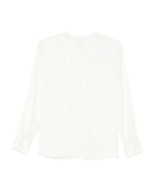 Boss White Round-Neck T-Shirt