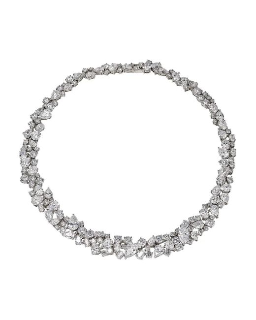 Anabela Chan Metallic Garden Of Eden Diamond Necklace