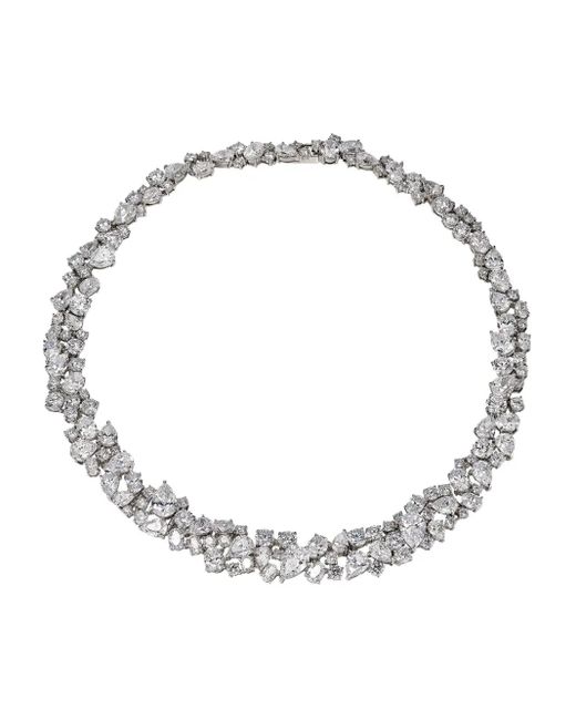 Anabela Chan Garden Of Eden Halsketting Met Diamant in het Metallic