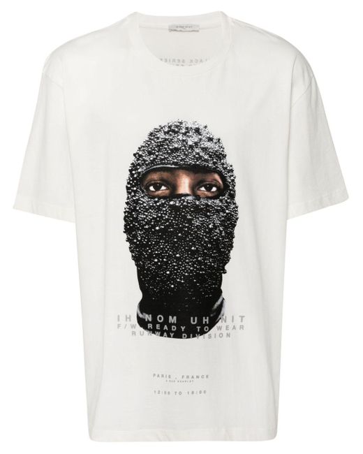 Ih Nom Uh Nit White Future Mask T-Shirt for men