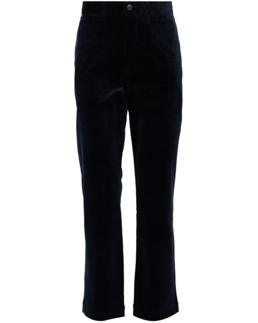 Polo Ralph Lauren Black Corduroy Straight Trousers for men