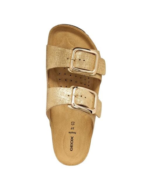 Geox White Buckle-Fastening Sandals