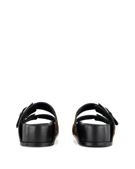 Paris Texas レオパード フラットサンダル Brown